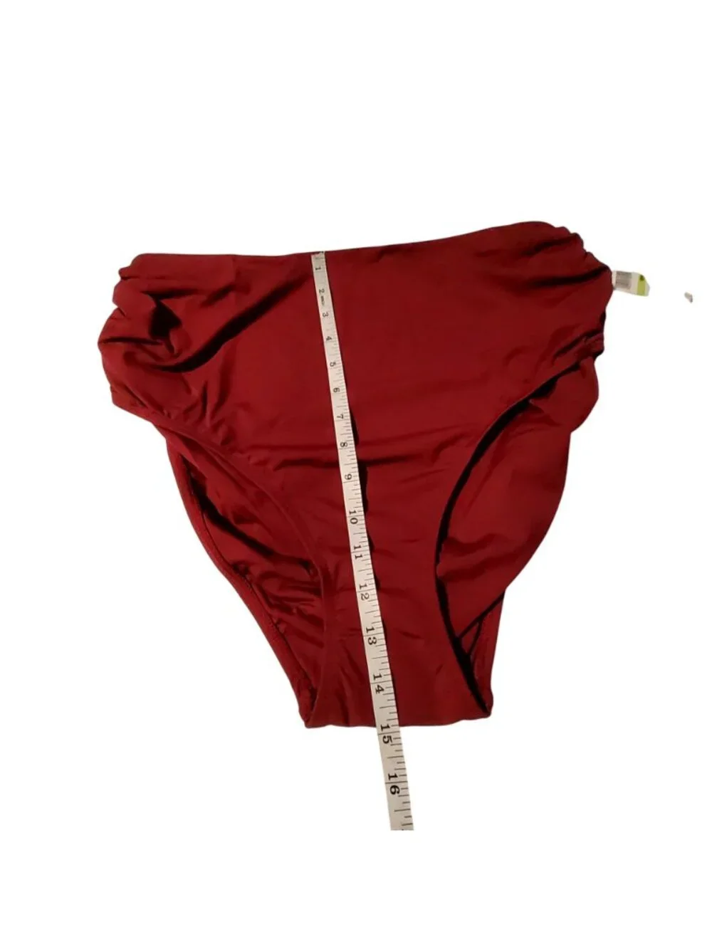 Anne Cole Womens Convertible High-Waist Swim Bottom Wine Red 18W for a curvy fit